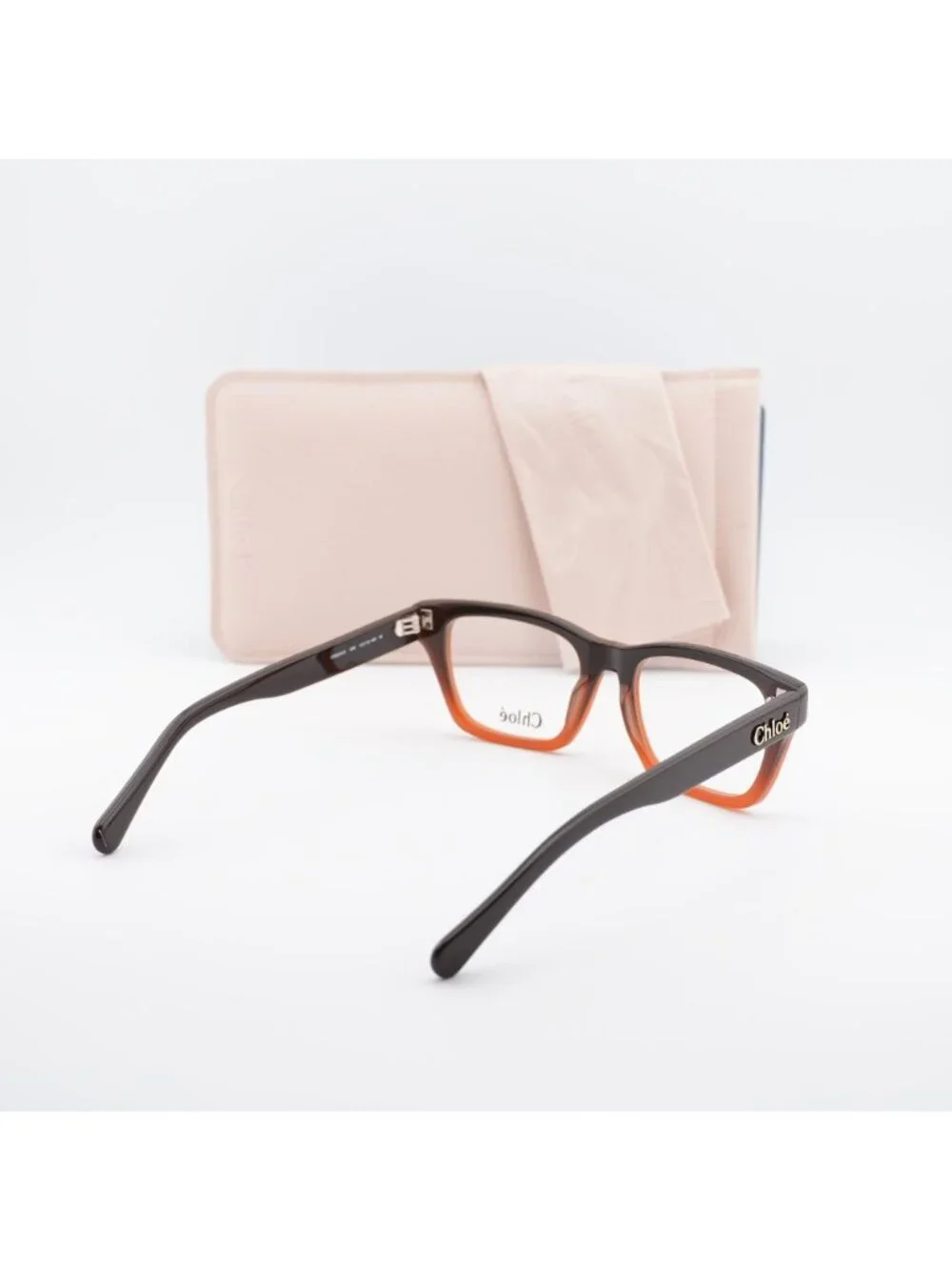 Chloe CH0242O 008 Square Eyeglasses 53mm - Brown
